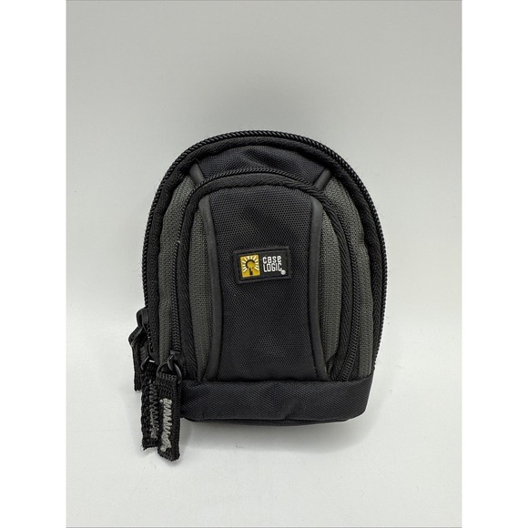 Case Logic Other - Case Logic Small Black Zip-Up Camera Case Soft  Case ~ 3 Pocket‎ Organization